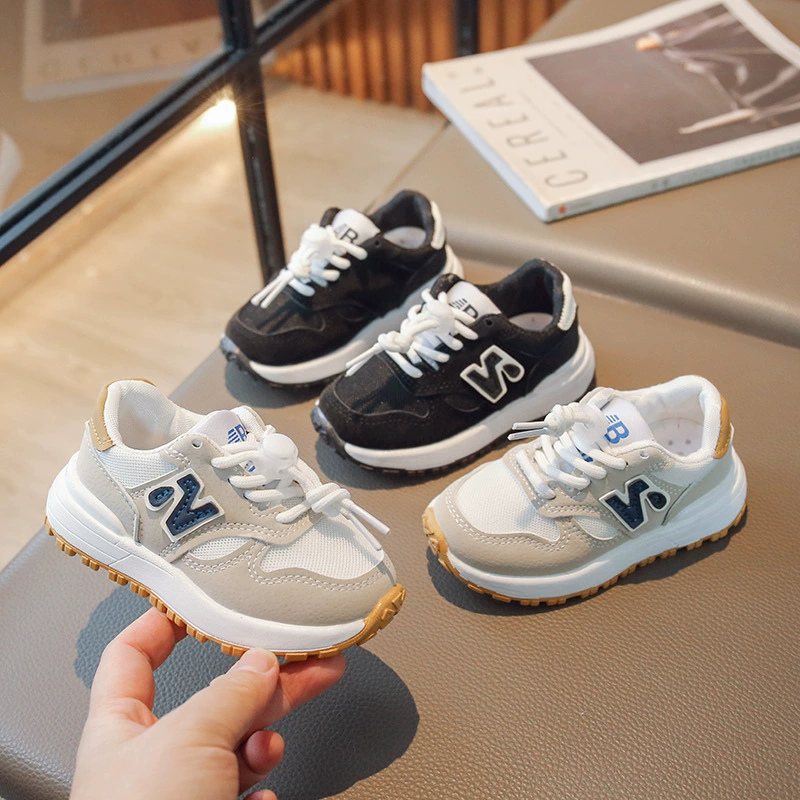 Детская спортивная обувь 2025 Весенняя обувь для мальчиков маленькая белая обувь для бега для девочек детская повседневная обувь