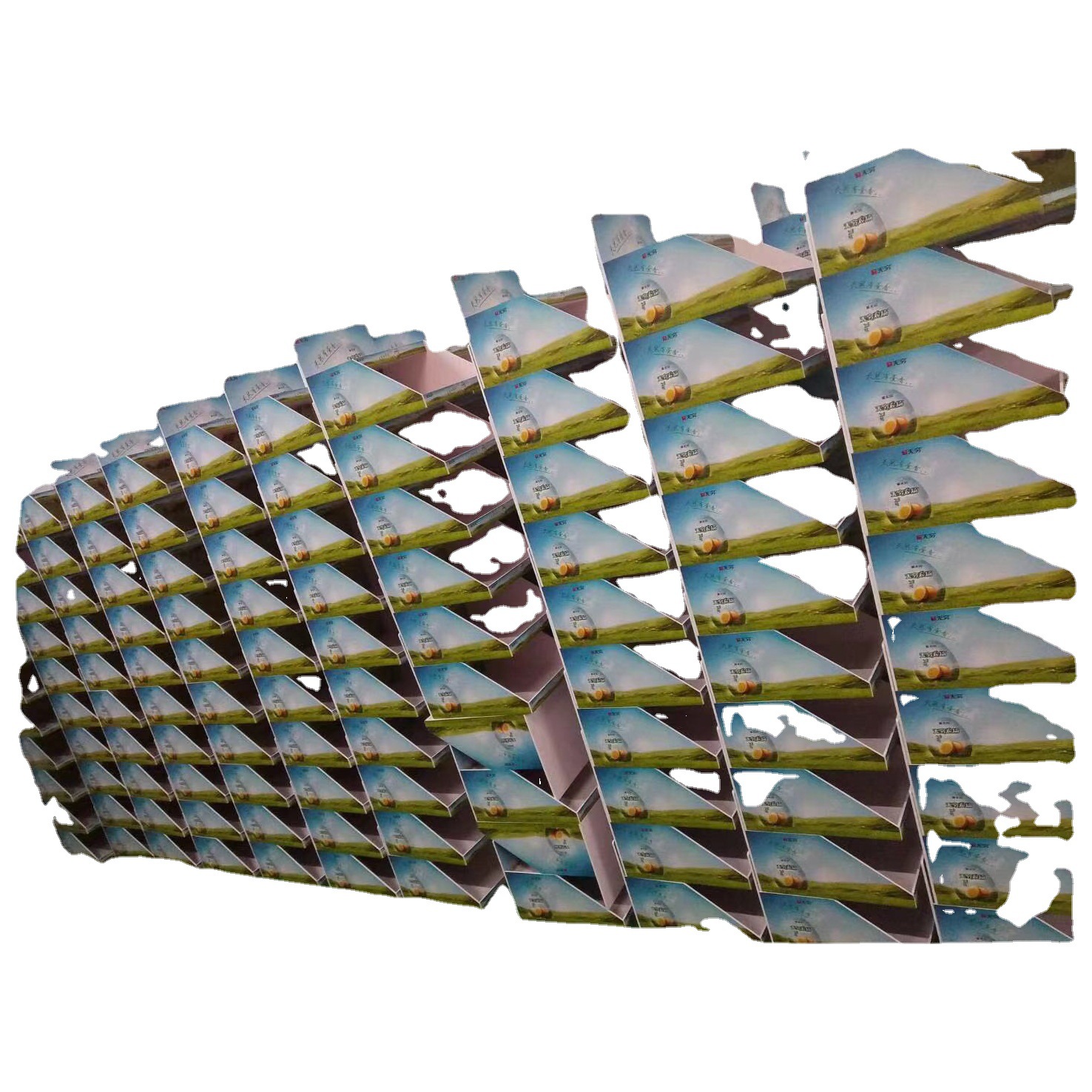 厂家生产安迪板pvc展示架商场广告促销玩具产品展架 雪弗板展示架