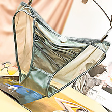 高端超薄无痕内裤女生夏低腰性感纯欲诱惑情趣全透明三角裤批发