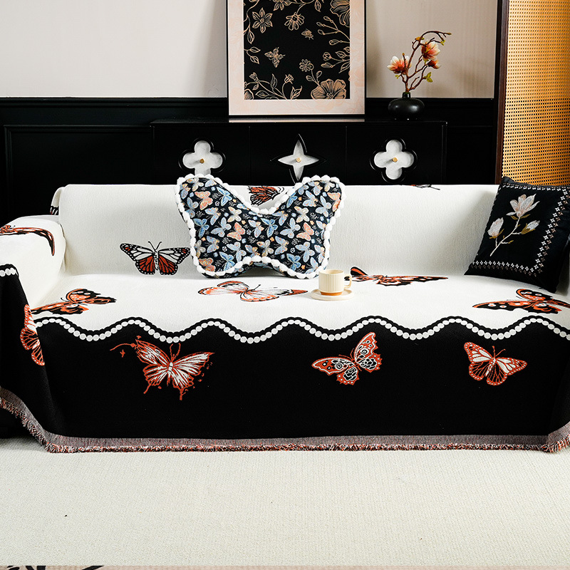 Housse de canapé élastique minimaliste européenne lavable_voghion.com