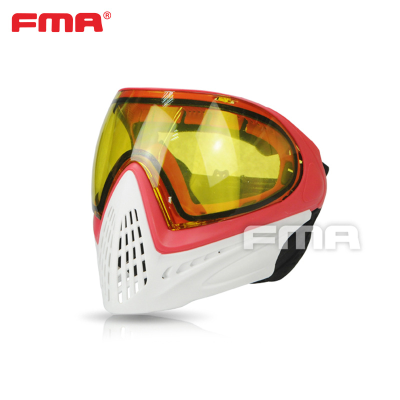 FMA F1全脸防护面罩双层镜片彩弹Paintball竞技运动团建FM-F0005