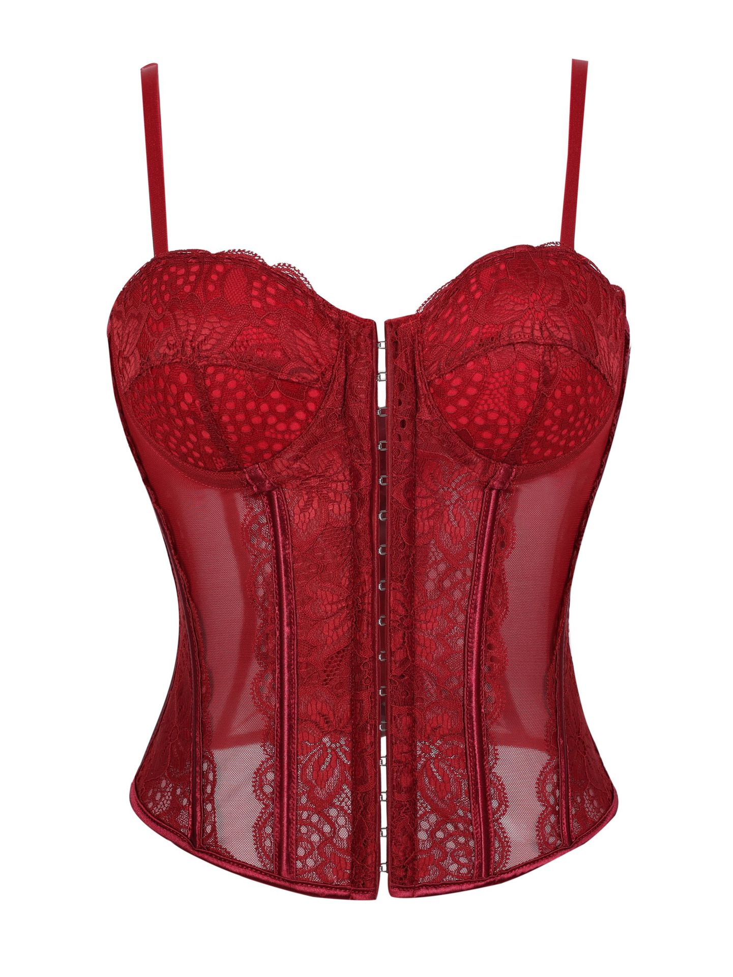 Europa y los Estados Unidos comercio exterior chaqueta de encaje sexy malla perspectiva hueso de pescado cintura de cintura de cintura de cintura trajes de molde transfronterizos