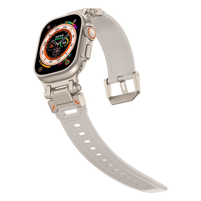 Adecuado para Apple Watch Correa iwatch ultra2/s9876se aleación de titanio conector TPU Correa hombres y mujeres nuevo