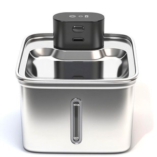 Pet Water Dispenser Stainless Steel Cat Automatic Water Feeder Smart Pet Feeding Cat Fountain Drinking Supplies Wholesale