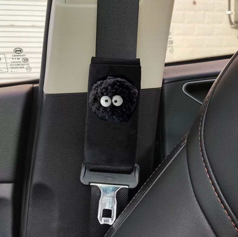 Cartoon Cute Cloud Car Seatbelt Shoulder Pad Panda Short Style Car Seatbelt Decoration Wholesale