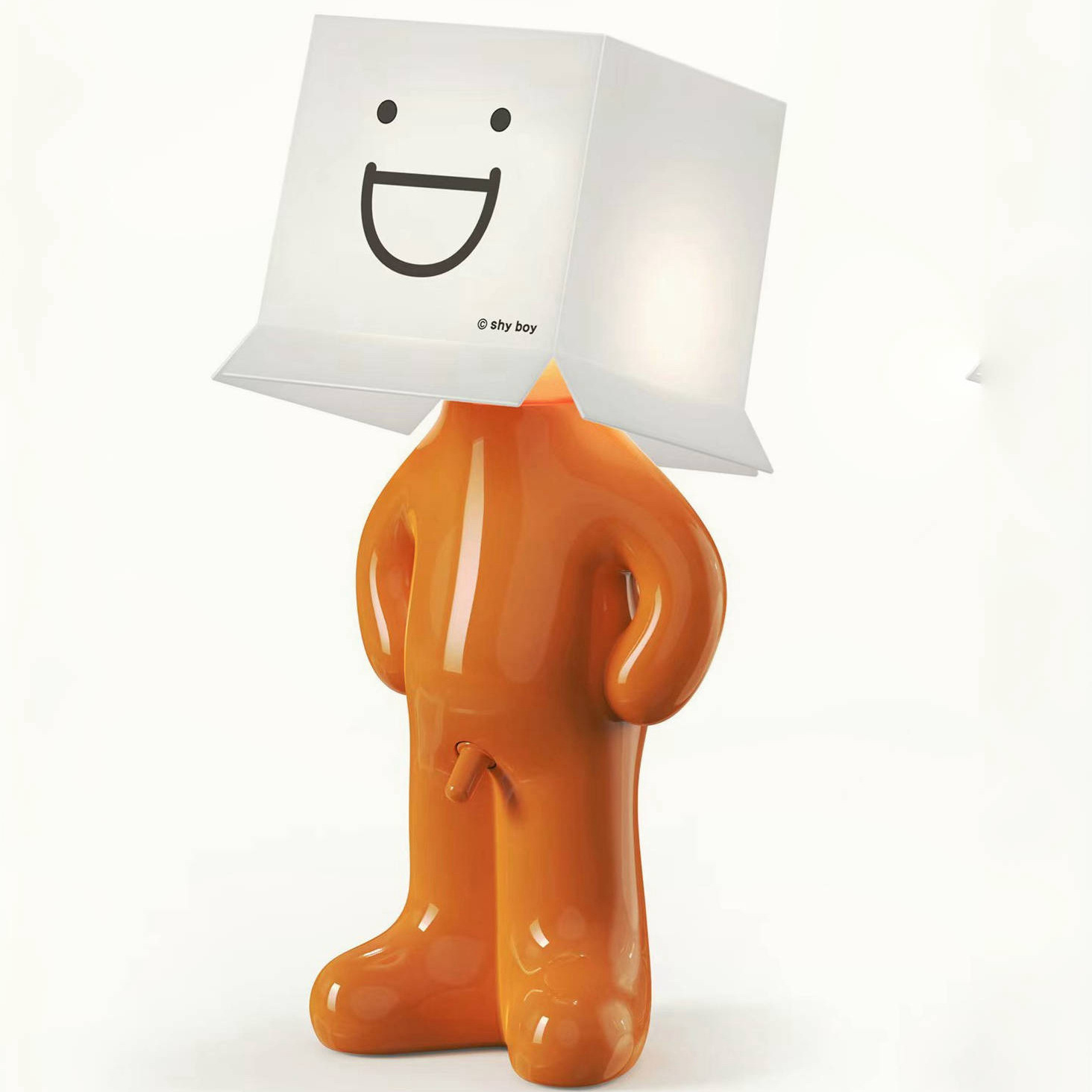 Cuerpo naranja (boca grande)