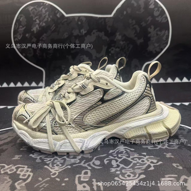 莆田純正パリ Track3XL ダッドシューズ男性と女性の靴レトロアウトドア厚底高さ増加カップルシューズランニングシューズ|undefined