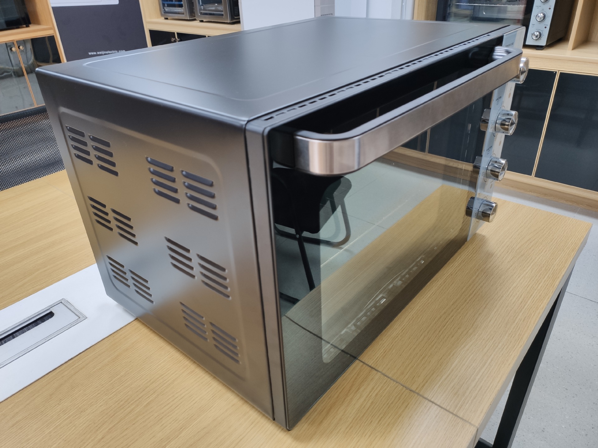 58L horno doméstico comercio exterior europeo gran capacidad horno de convección multifuncional CE fábrica personalizada KE58