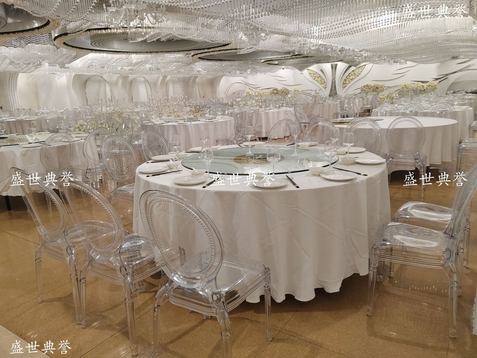 Hangzhou foreign trade wholesale acrylic bamboo joint chairs, outdoor wedding transparent chairs, hotel banquet hall wedding banquet princess chairs pic 7