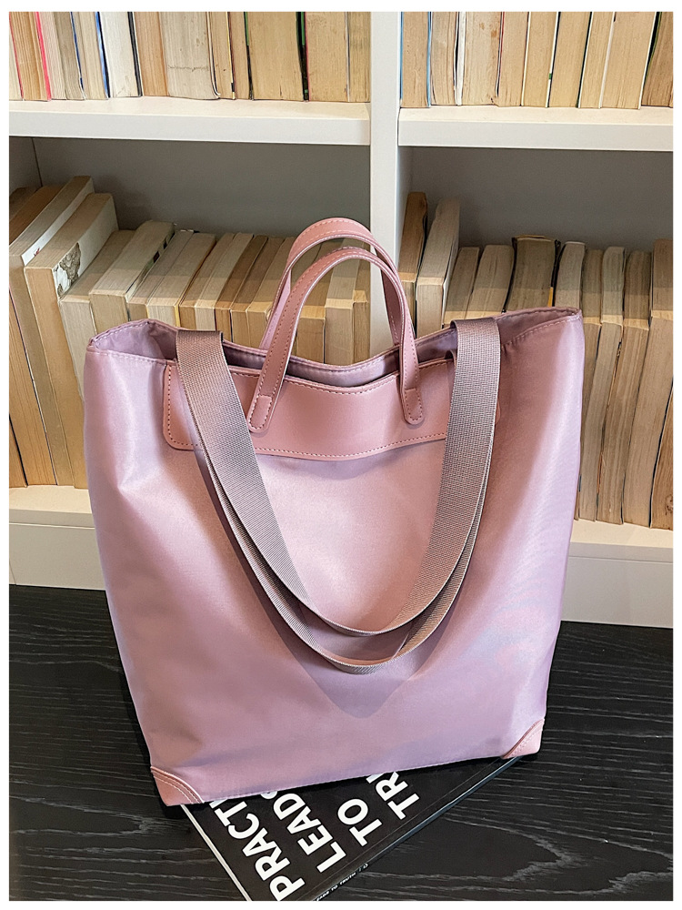 Bolso de mano de gran capacidad de ocio para mujeres 2026 nuevo estilo coreano de nicho bolso de hombro de brazo simple bolso de viaje image 9