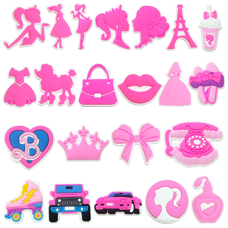 ジビッツ下駄靴フラワー 350 人気のセット靴アクセサリー DIY ソフトラバーシューズアクセサリー靴バックル PVC ジュエリー|undefined