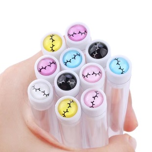 Qiansong trade tube eyelash brush foreign trade new product with diamond eyelash brush Crystal Rod portable makeup brush