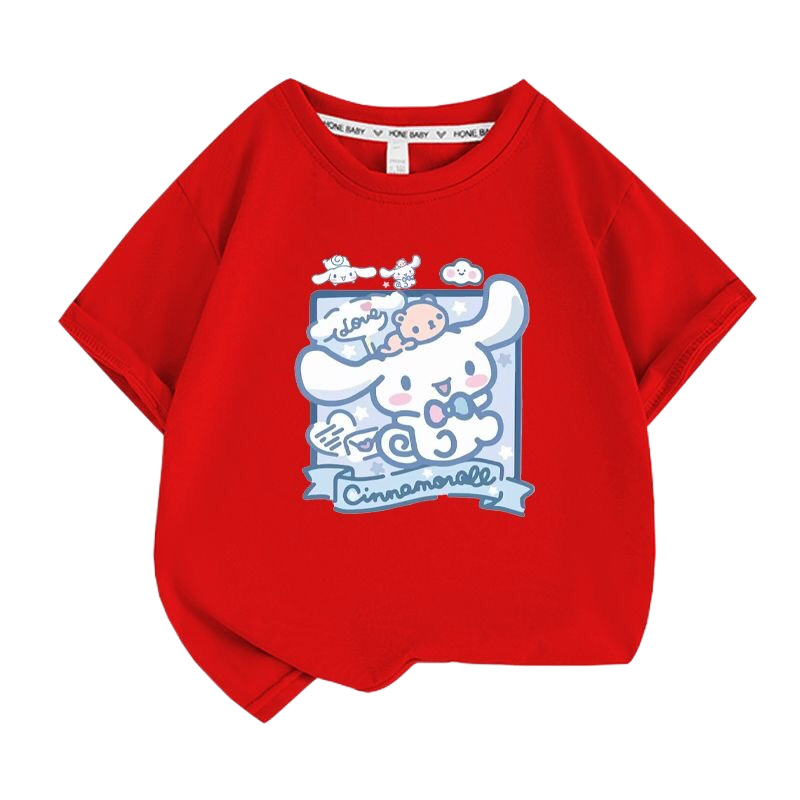 Yugui ropa para perros Camiseta de manga corta para niñas perro de oreja grande estilo occidental verano 2023 suelta media manga superior ropa para niños 9