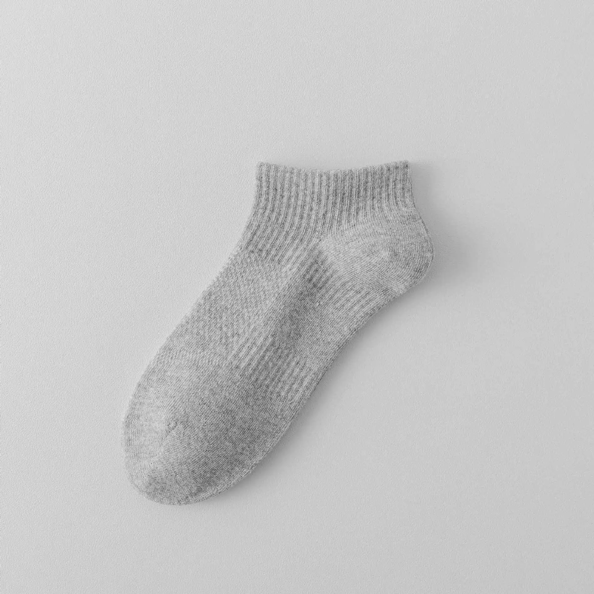 Men's Cotton Knee Socks, Demi-Season Breathable, Deodorized & Sweat-Absorbent, One Size