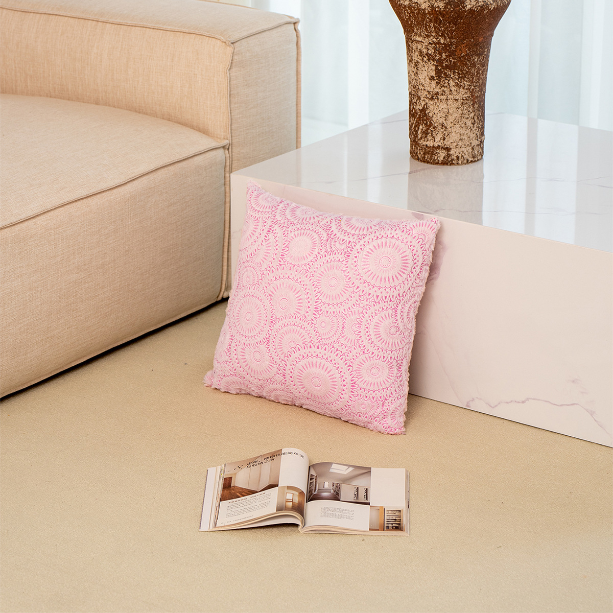 SHEIN Cross-border Hot Sale Pillow Cover Nordicins simple sofá de oficina Pillow Cover sin núcleo de almohada