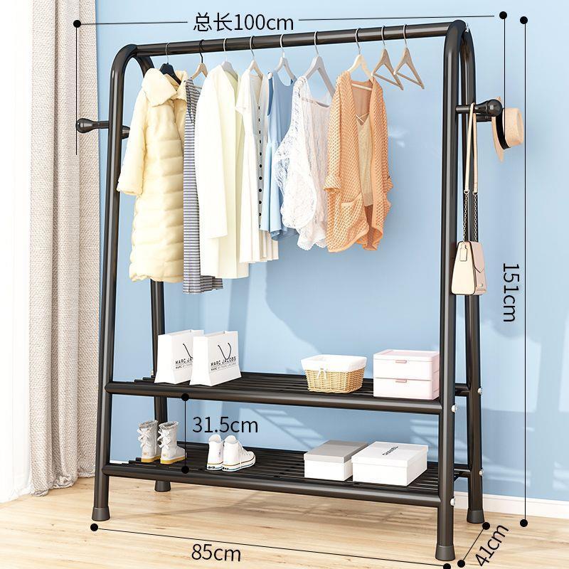 100cm 쌍 그물 블랙 + 코트 후크