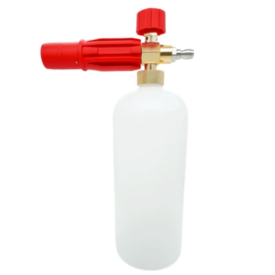 High pressure car wash water gun — Cleaning Machine Red Transparent Foam