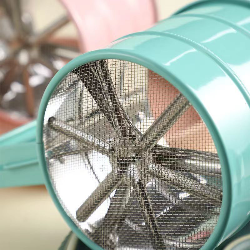 tamiz de harina de acero inoxidable para hornear tamiz de superficie de filtración de polvo de azúcar tipo taza de malla de agujero de mano