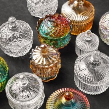 天然水晶净化消磁碗白水晶碎石手链消磁石器皿玻璃碗饰品收纳盒