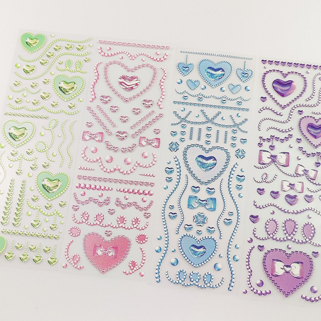 Cute Decorative Material Crystal Diamond Sequins Stickers display picture 2