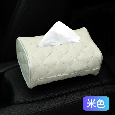 Car tissue box armrest Car tissue box/set - beige