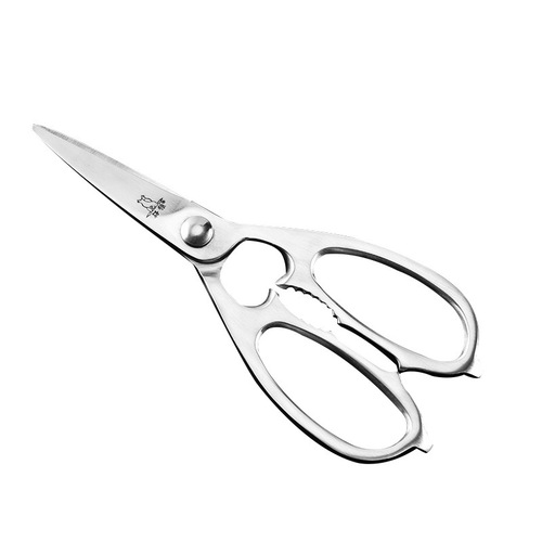 Stainless steel kitchen food scissors, home-use powerful chicken bone scissors, all-steel multi-functional fish bone scissors, tool wholesale