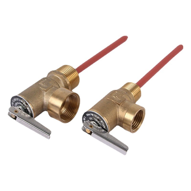 Предохранительный клапан давления температуры клапан сброса давления Клапан ТП материал латуни индукционного клапана давления температуры нагревателя котельной воды