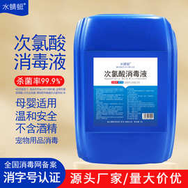 25升大桶装消毒水 50斤批发消字号酒店马桶家居厕所次氯酸消毒液