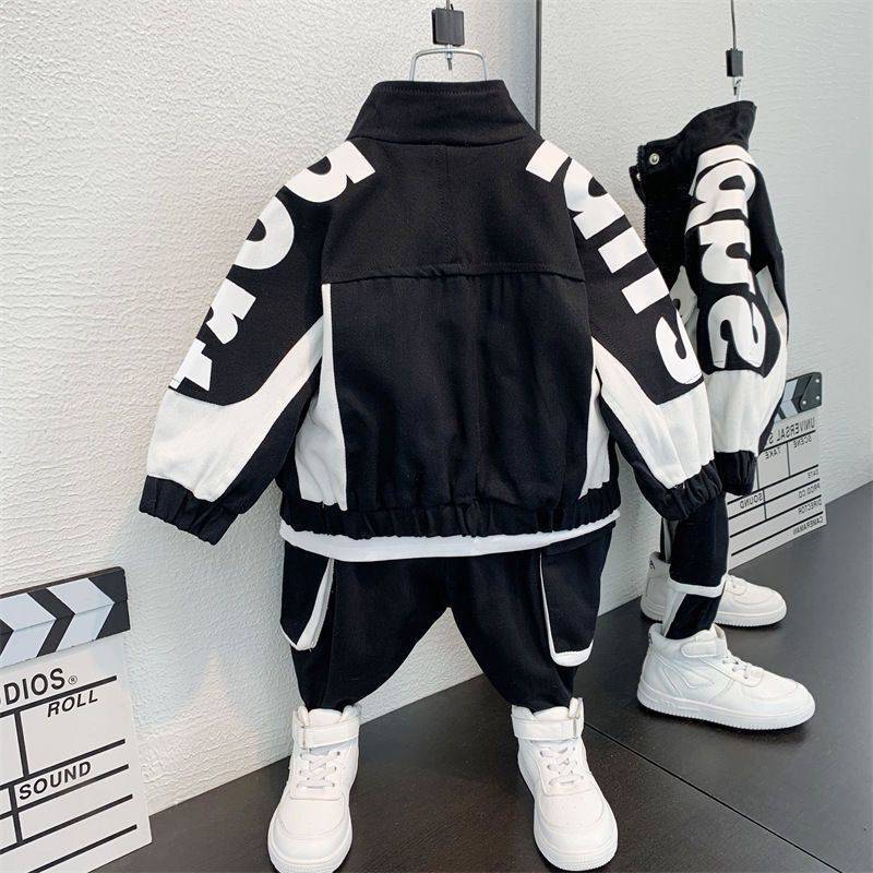 [UrbanTots] Boys' Workwear Set - Street Style Two-Piece | Spring/Autumn_voghion.com