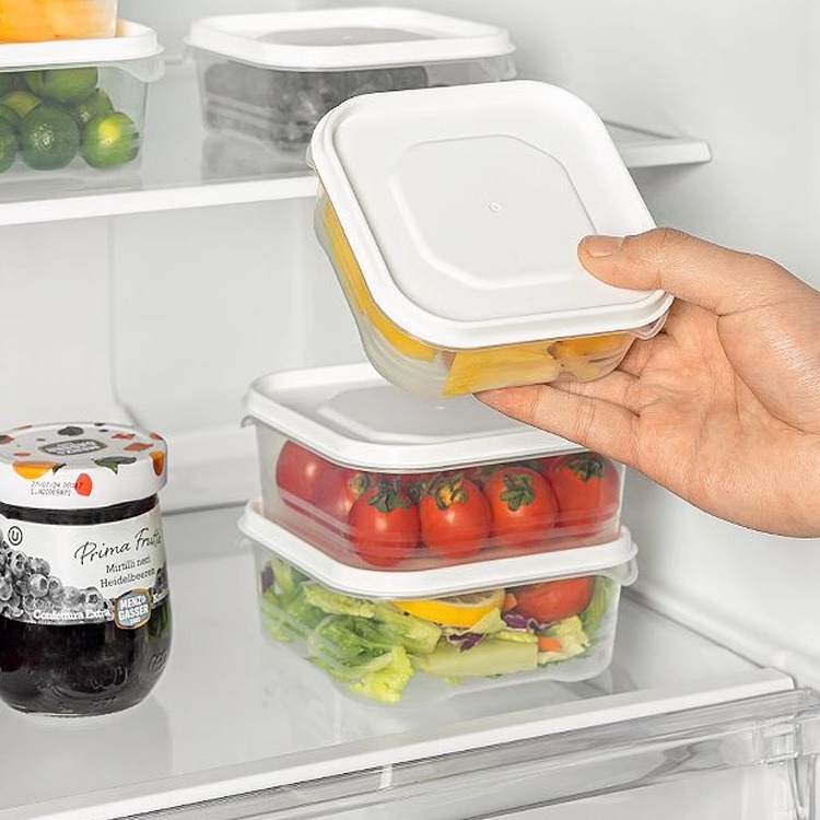 Portable Fresh-Keeping Box for Sealing Frozen Meat and Plastic Storage, Microwave Oven, Freezer, Refrigerator, Small Lunch Box, Hot Sale