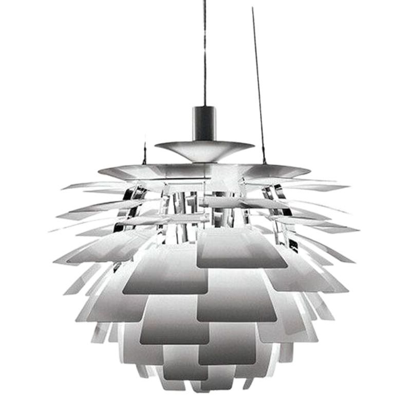 Post-moderno simple mil hojas araña de cono de pino PH5 araña sala de estar comedor bar Nordic creativo araña de aluminio