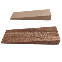 跨境新款木锲子三角实木门塞安全环保木制门挡底部防滑设计阻门器