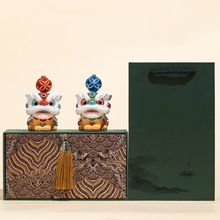 创意佛山醒狮文创特色礼品套装商务活动年会送客户伴手礼生日礼物