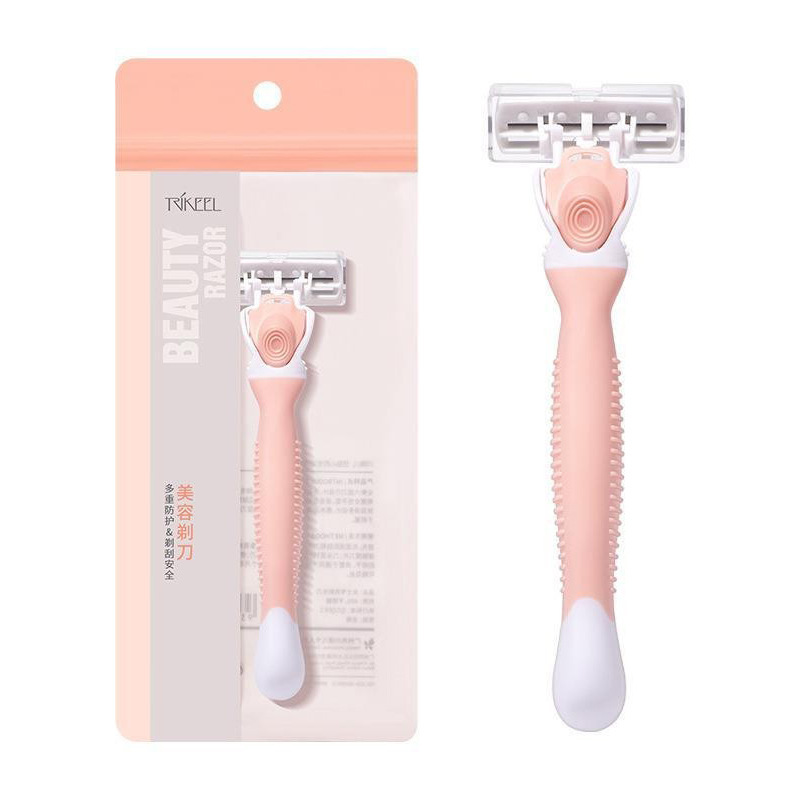 Chuanqi'Er Portable Shaver Long-Handled Shaver Armpit Hair Removal Knife Hand Hair Leg Hair Private Parts Whole Body Universal for Women