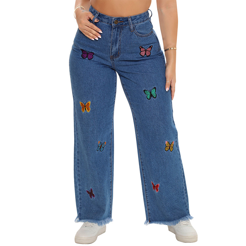 469g Weight Full Length Pants Length Spandex Fabric Type Mid Waist Waist Line Jeans Pants Type Daily Occasion Comfort Function Regular Fit Fit Type Solid Color Pattern Summer Season Women'S Gender Zipper, Washed, Button Design Casual Style Dark Blue Color Women's Daily Casual Solid Color Full Length Zipper Washed Button Jeans