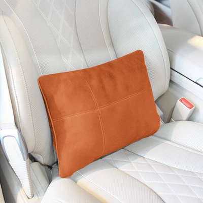Car headrest is suitable Headrest - red-tea-orange-waist-support