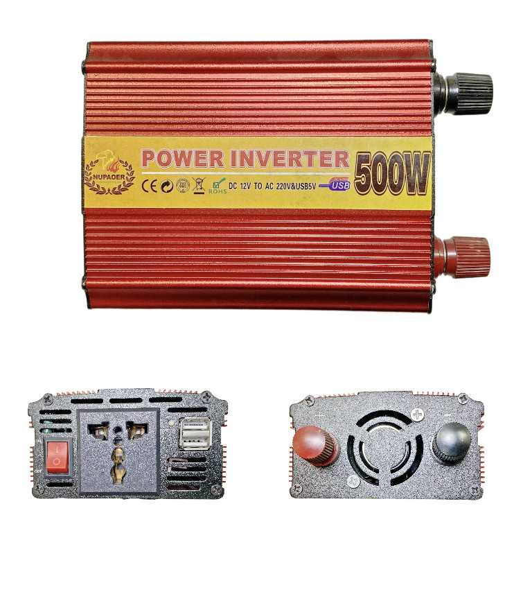 批发NUPAOER智能500W车载逆变器太阳能逆变器升级单片机厂家直供