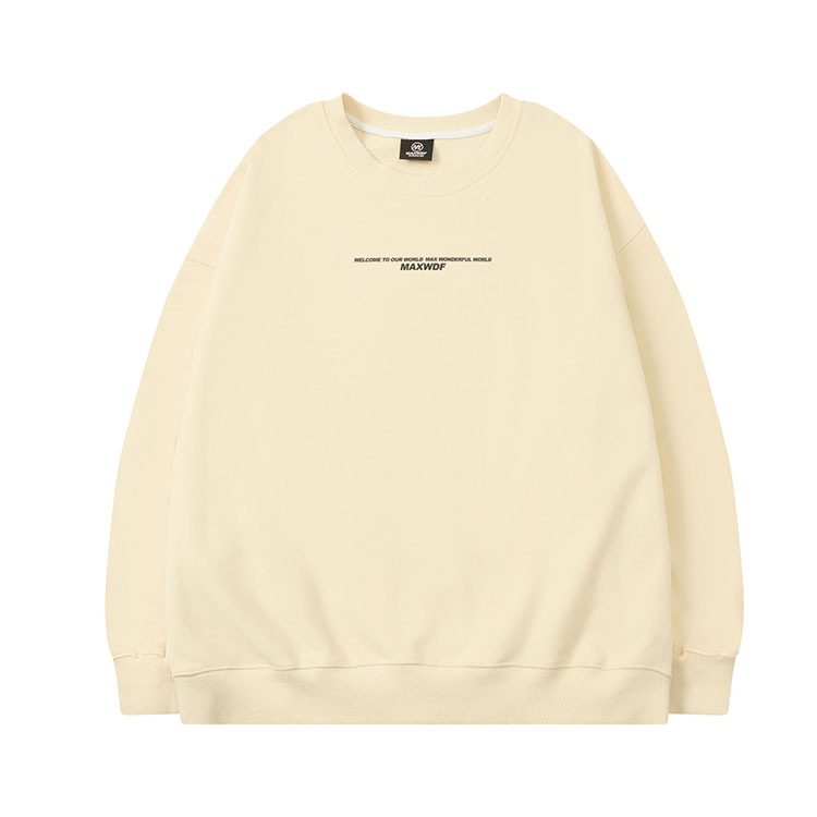 Men's Clothing round neck pullover sweatshirt original Dongshankou design couple style heavyweight high street Japanese style_voghion.com