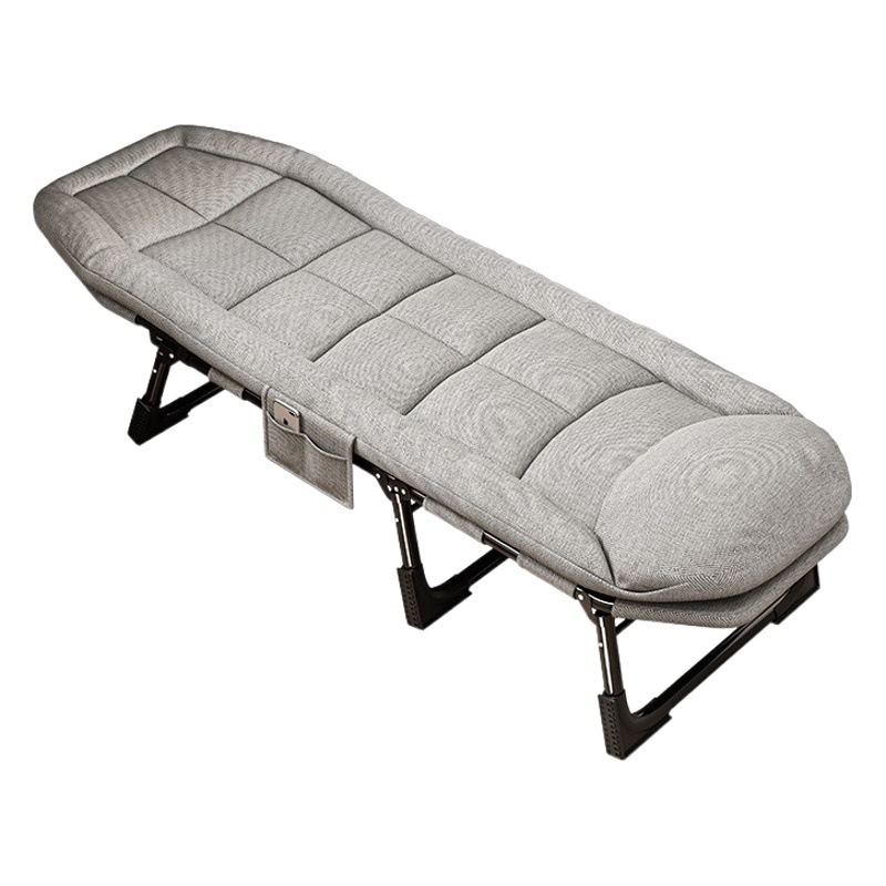American Folding Bed Single Office Lunch Break Recliner Marching Home Portable Accompanying Bed Nap Artifact Bed Adjustment