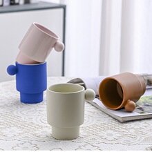 Light Luxury Coffee Mug Mark Grip Ceramic Water�p�ݿ��ȱ�