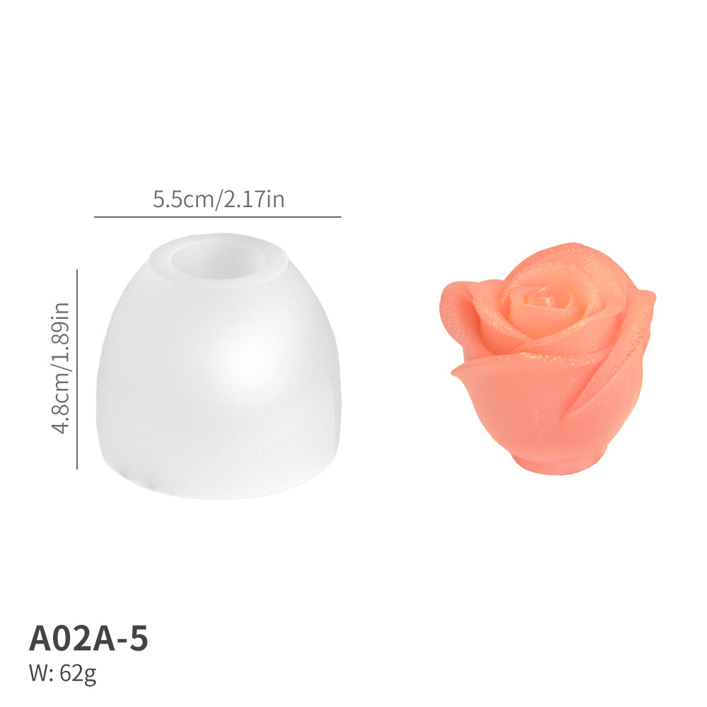 캔들몰드_A02A-5 로즈