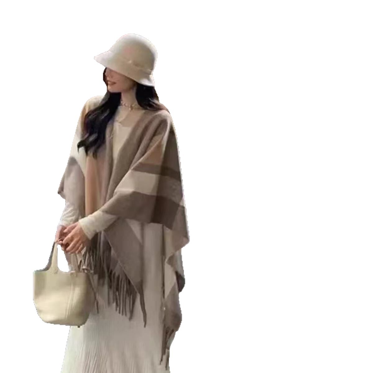 2025 nuevo tipo de sala de aire acondicionado mantel de mujer con primavera y otoño de alta calidad Yunnan turismo con lana de punto capa