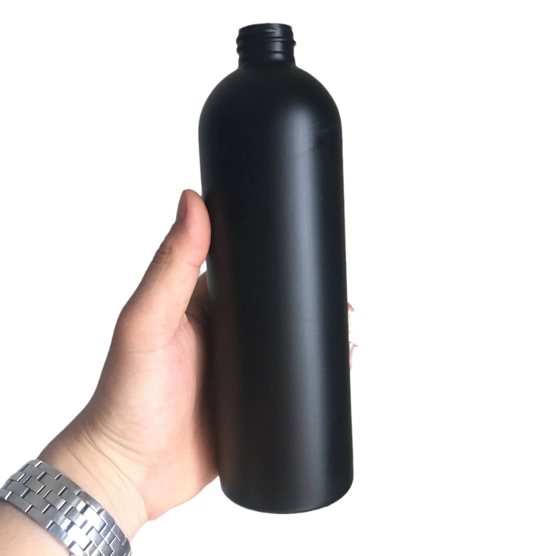 500 мл пластиковая бутылка черная цилиндрическая круглая Наплечная бутылка PE бутылка с распылителем бутылка для очистки масла автомобильные принадлежности бутылка