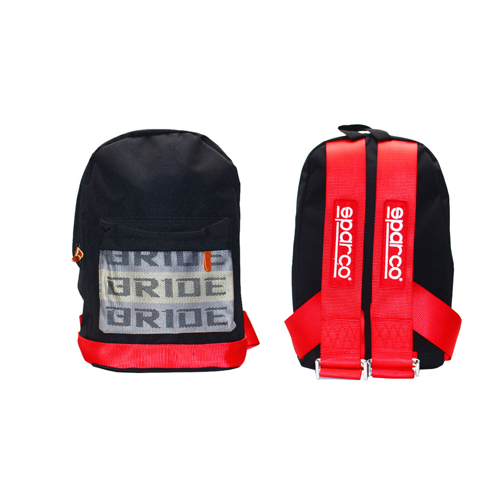 Factory Direct Supply Jdm New Takata Modified Seat Belt Small Backpack Racing Bride Backpack Computer Bag