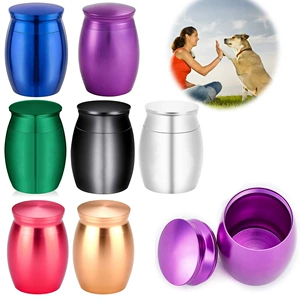 [空白新品金属40*30mm宠物骨灰罐纪念亲人宠物毛发遗骨骨灰盒坛子]