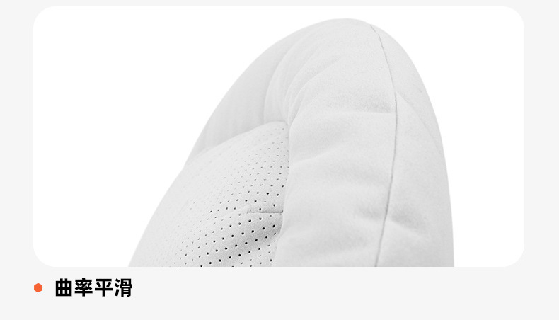Auto parts car headrest and lumbar support set, double-layer decompression neck pillow, high-end car cushion and lumbar support