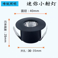 ミニ LED 小型スポットライト 1W3 ワット埋め込み開口部 3cm 3.5cm マイクロブルズアイショーケースダウンライト 30mm35