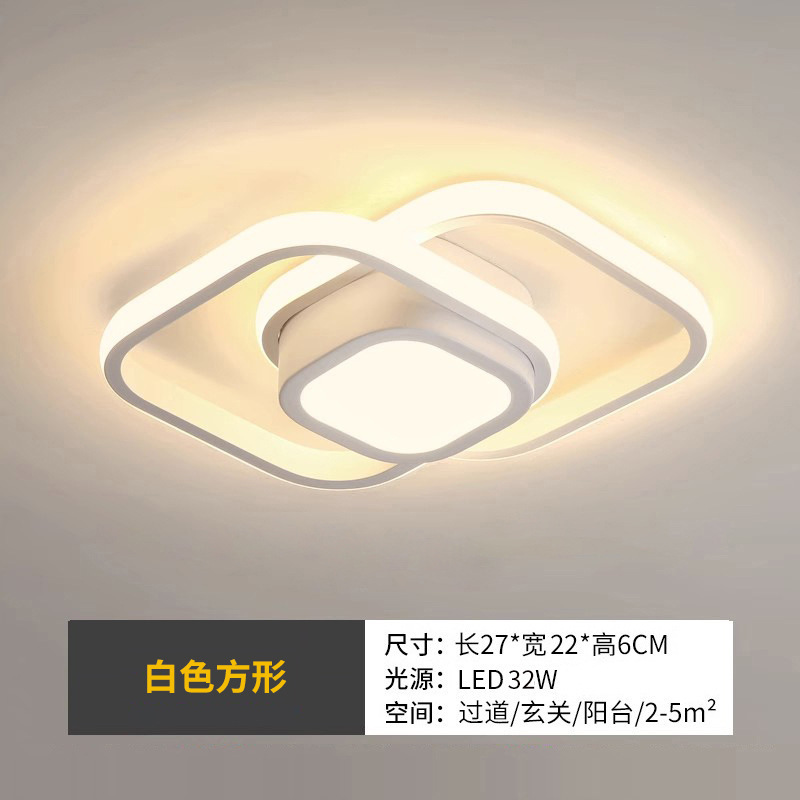 北欧のシンプルな通路照明、廊下、玄関、廊下、バルコニー用の北欧シーリングライト、LEDクロークライトの越境専用供給|undefined