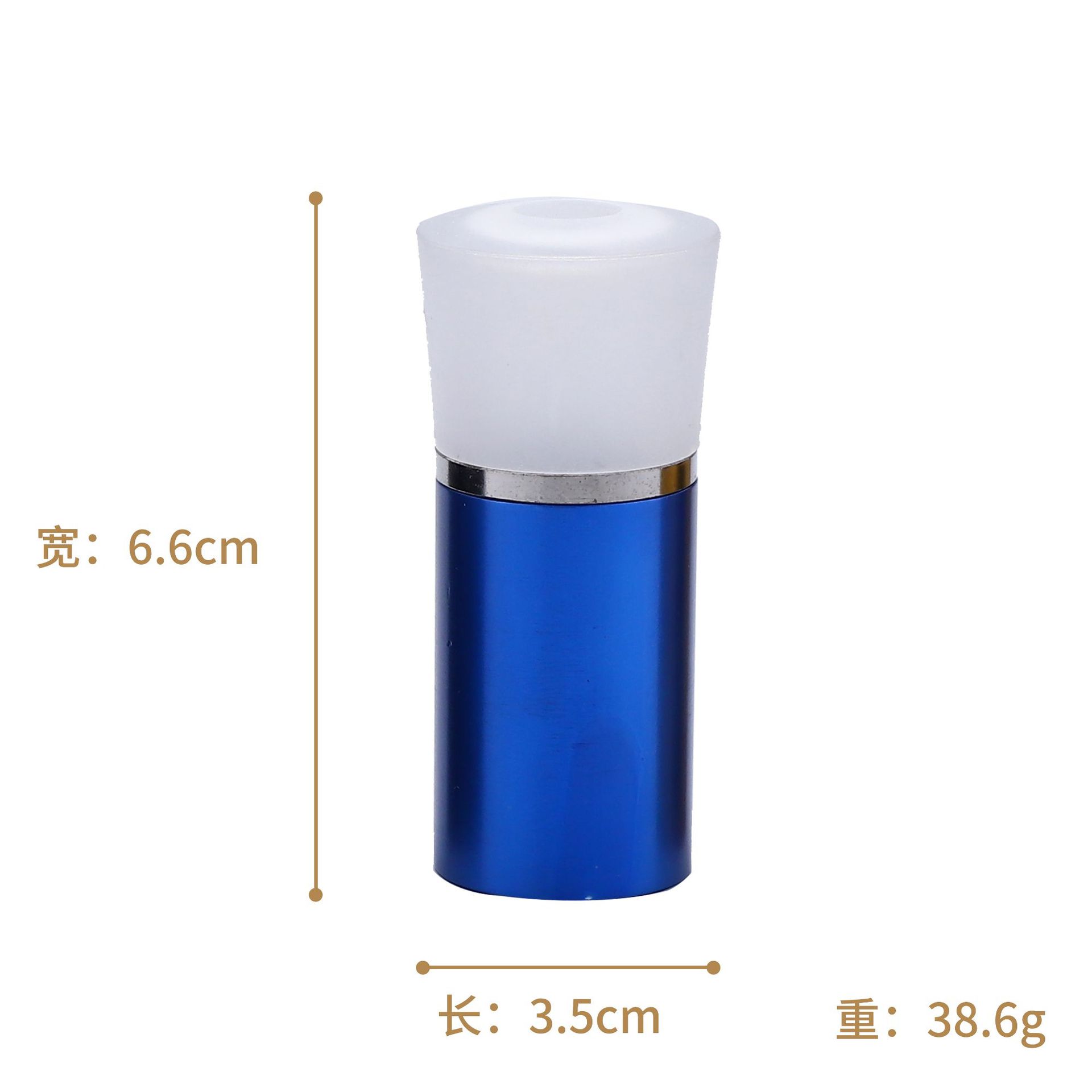 Espejo de corte (azul)