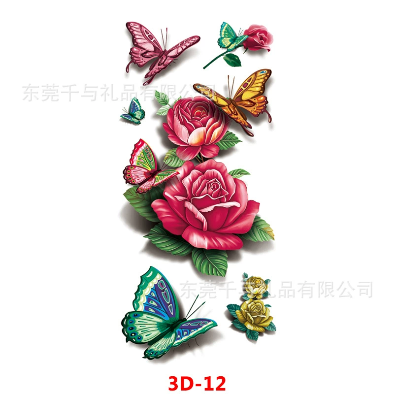 Tattoo stickers, 3D